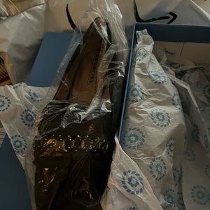 Jack Rogers slip on loafers. Black suede, jewels size 7.5. $70